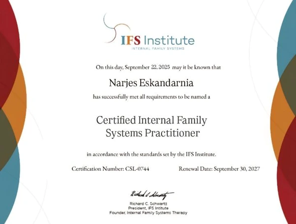 IFS-Certificate-narges-eskandanria